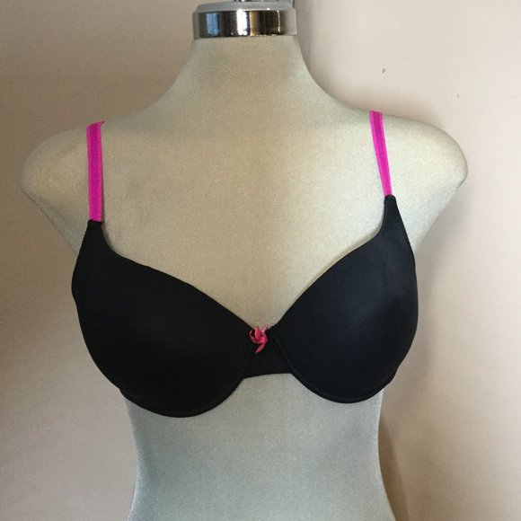 Honeydew  Pink and black bra size 36C Push  Up - Picture 3 of 7